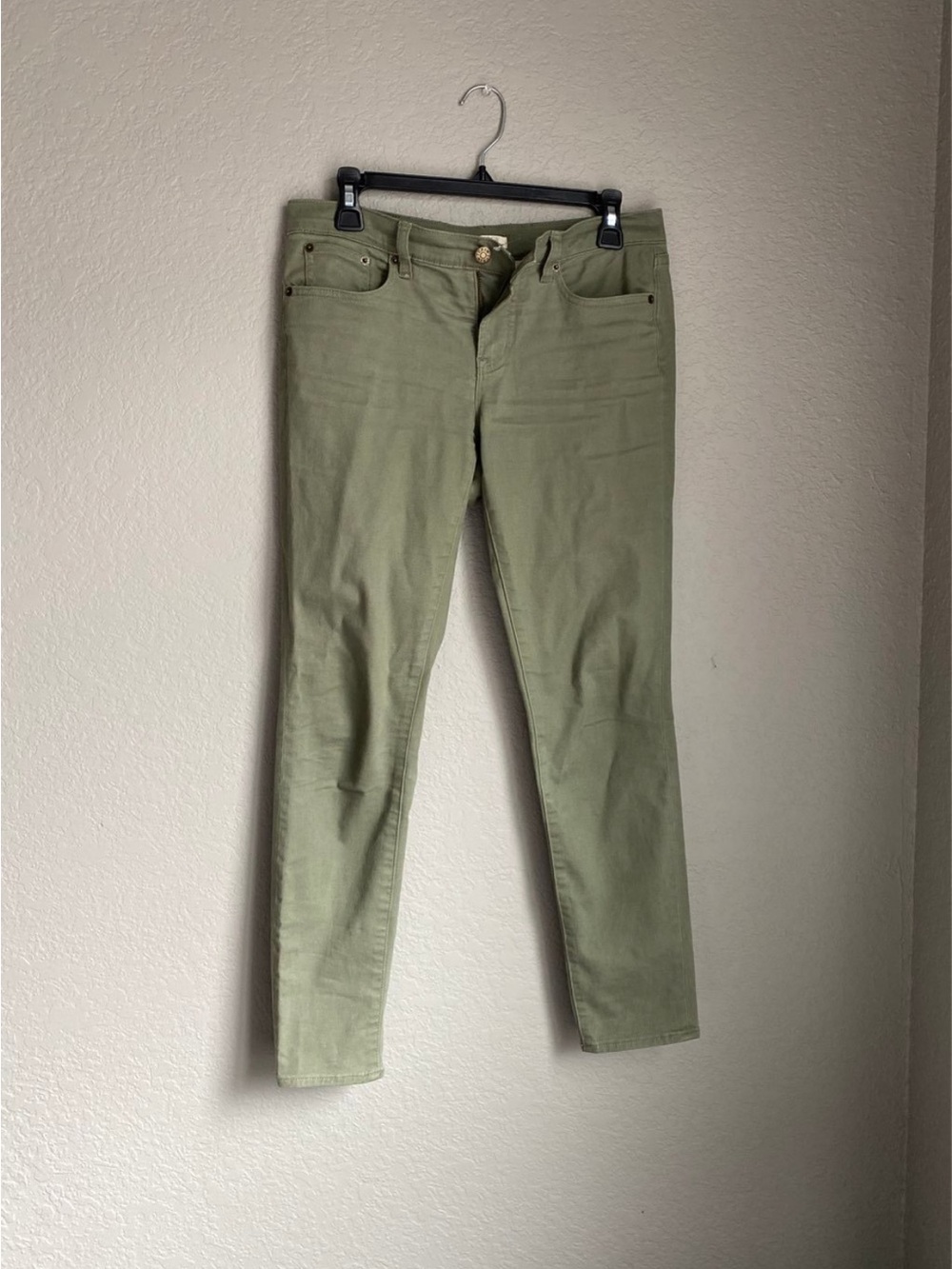 J. Crew Olive Green Skinny Womens Pants